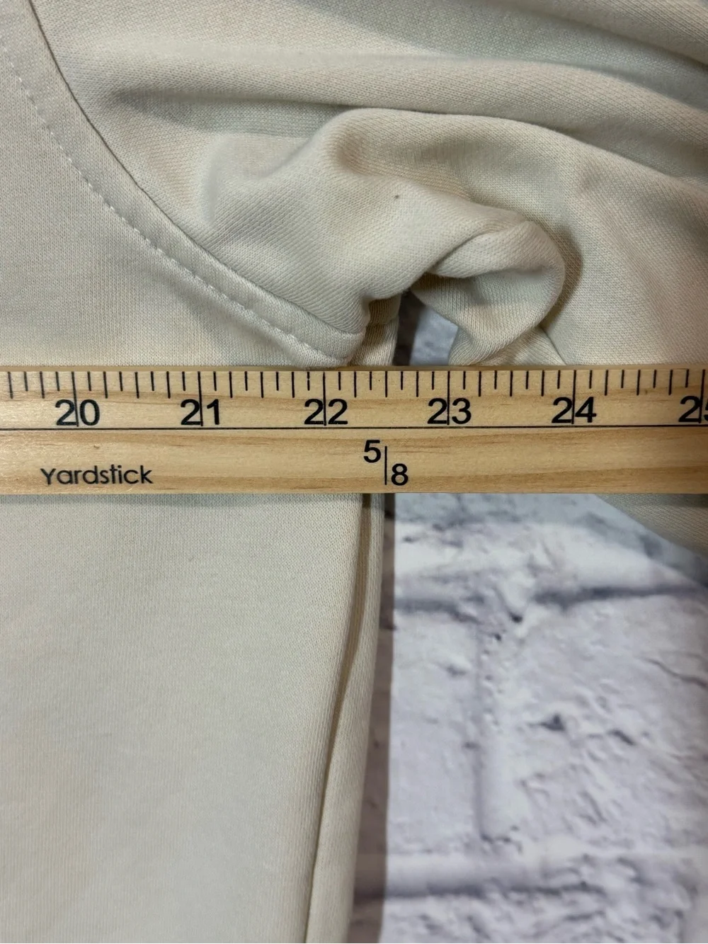 The North Face Men's Cream Logo Hoodie Sweater, Large